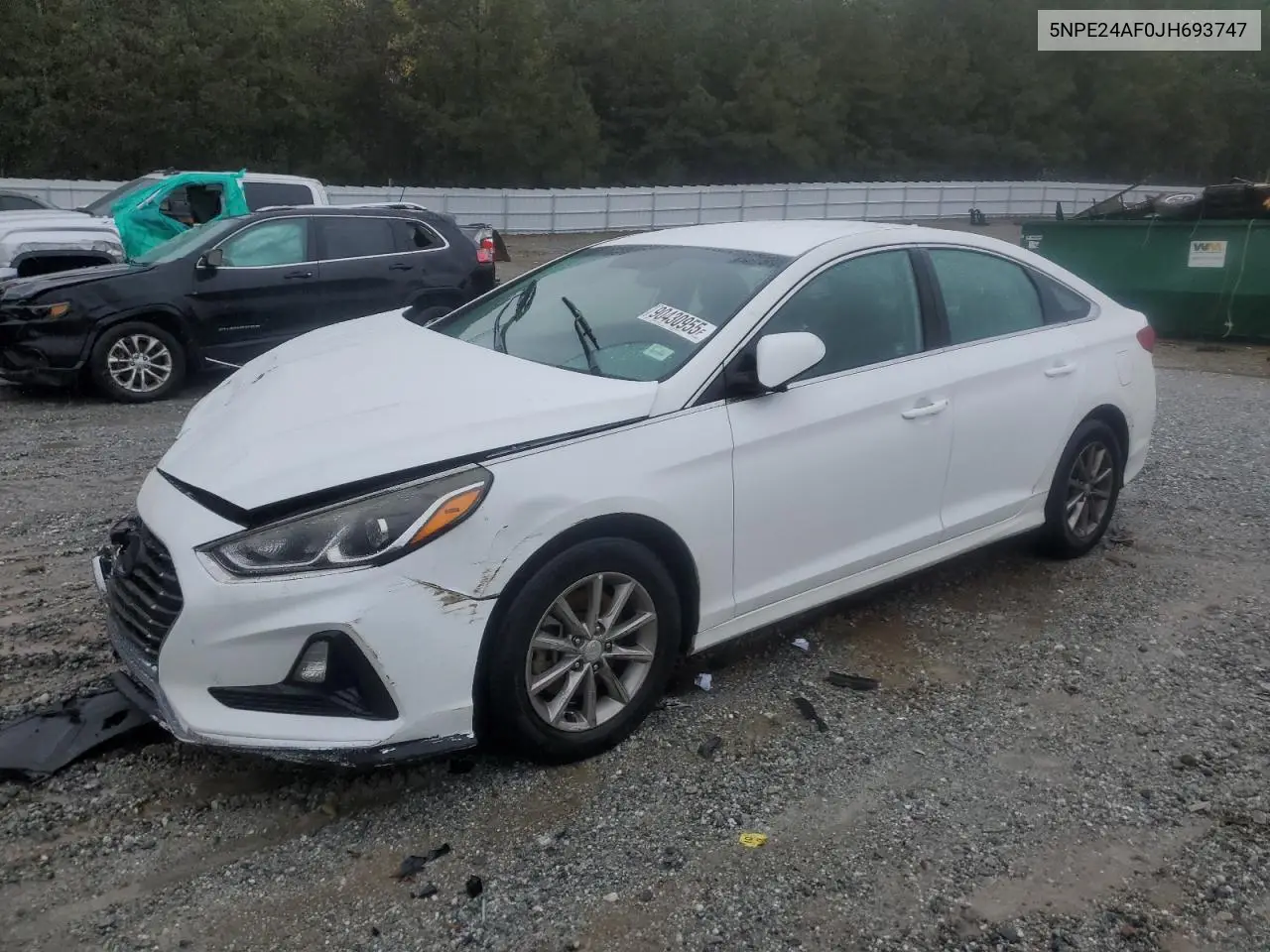 5NPE24AF0JH693747 2018 Hyundai Sonata Se