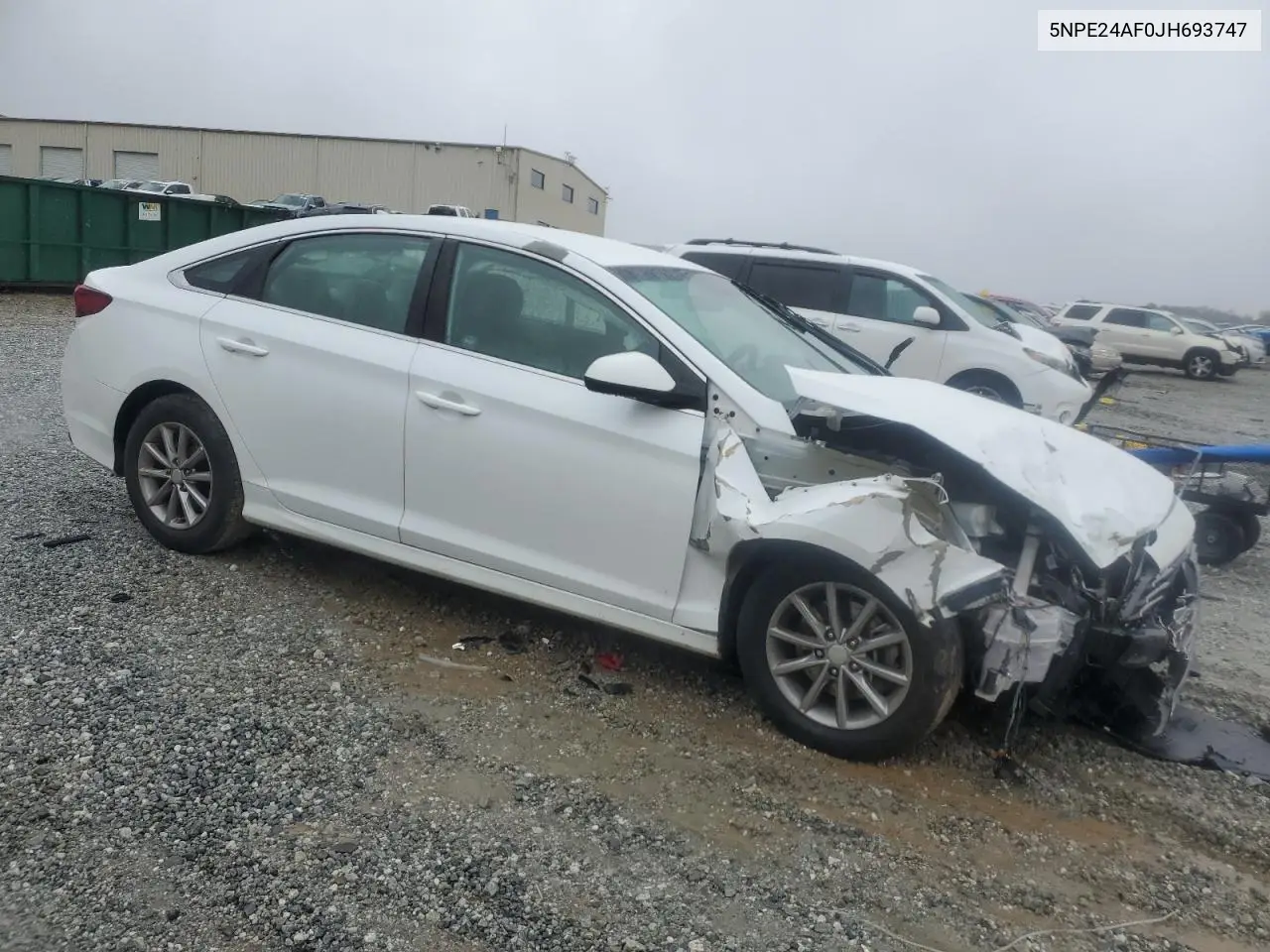 5NPE24AF0JH693747 2018 Hyundai Sonata Se