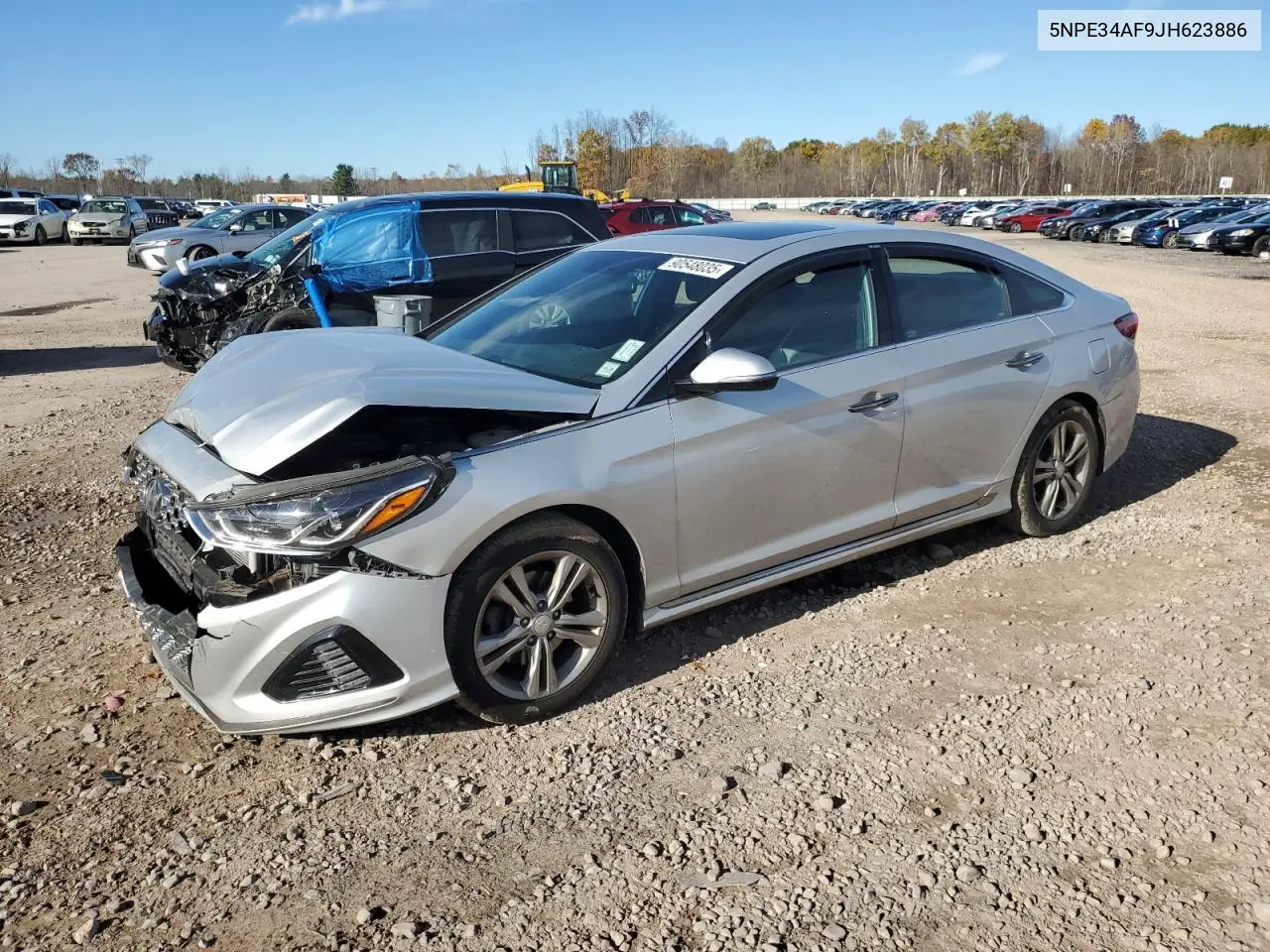 5NPE34AF9JH623886 2018 Hyundai Sonata Sport