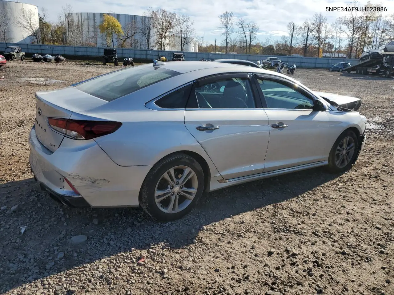 5NPE34AF9JH623886 2018 Hyundai Sonata Sport