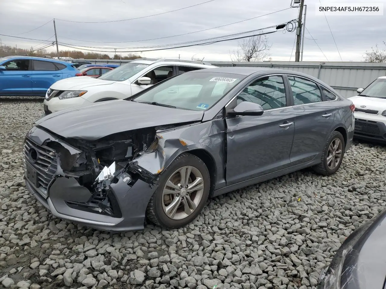 5NPE34AF5JH672356 2018 Hyundai Sonata Sport
