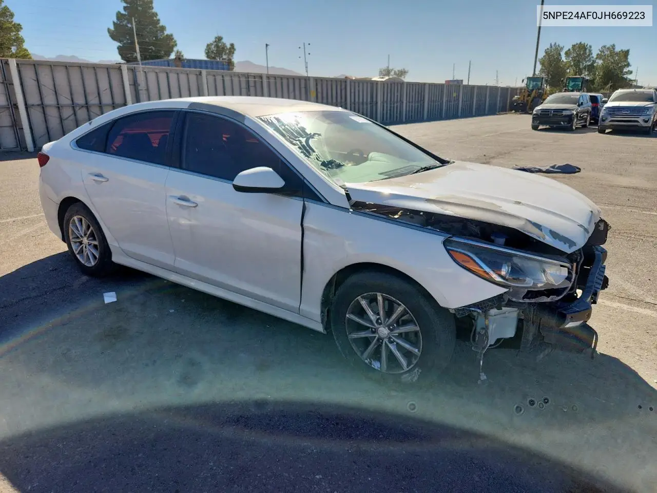 5NPE24AF0JH669223 2018 Hyundai Sonata Se