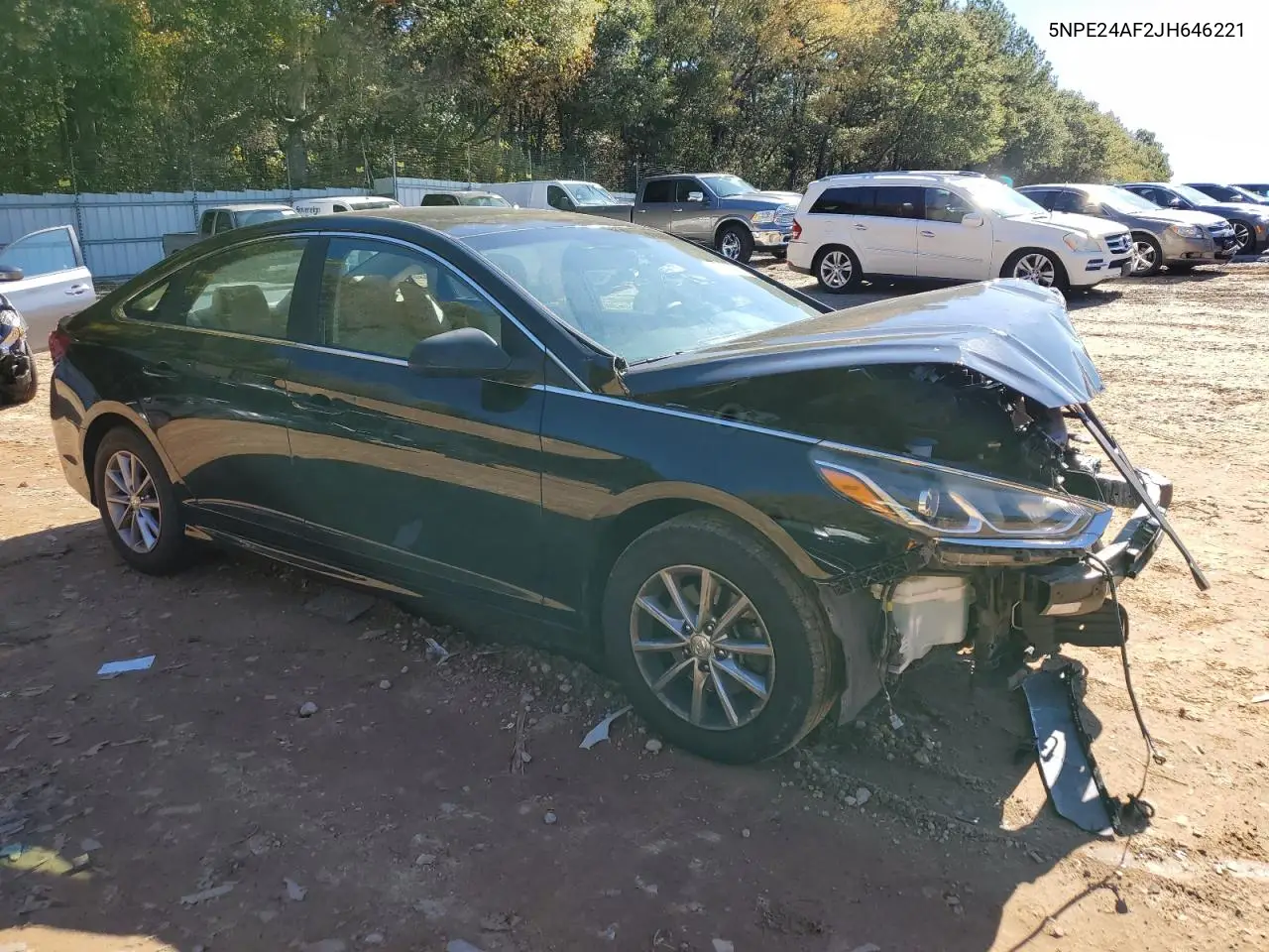 5NPE24AF2JH646221 2018 Hyundai Sonata Se