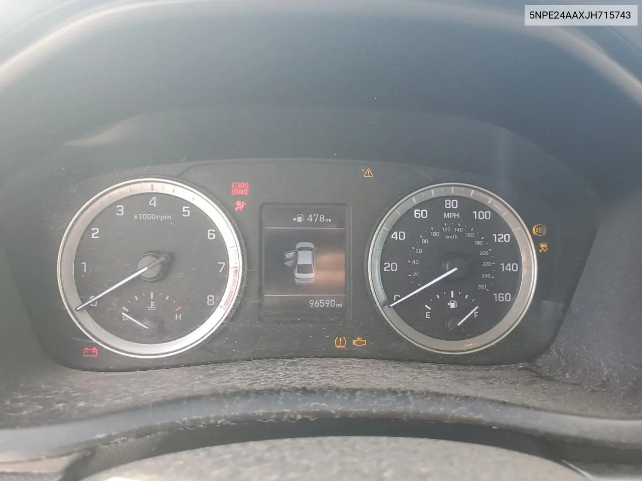 5NPE24AAXJH715743 2018 Hyundai Sonata Eco