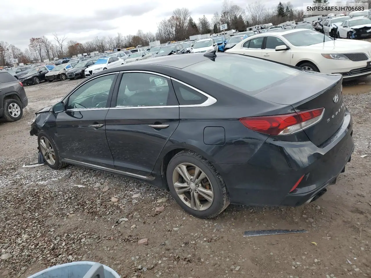 5NPE34AF5JH706683 2018 Hyundai Sonata Sport