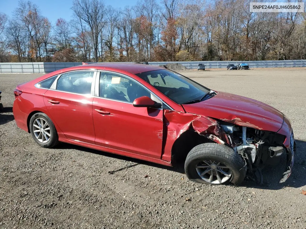 5NPE24AF0JH605862 2018 Hyundai Sonata Se