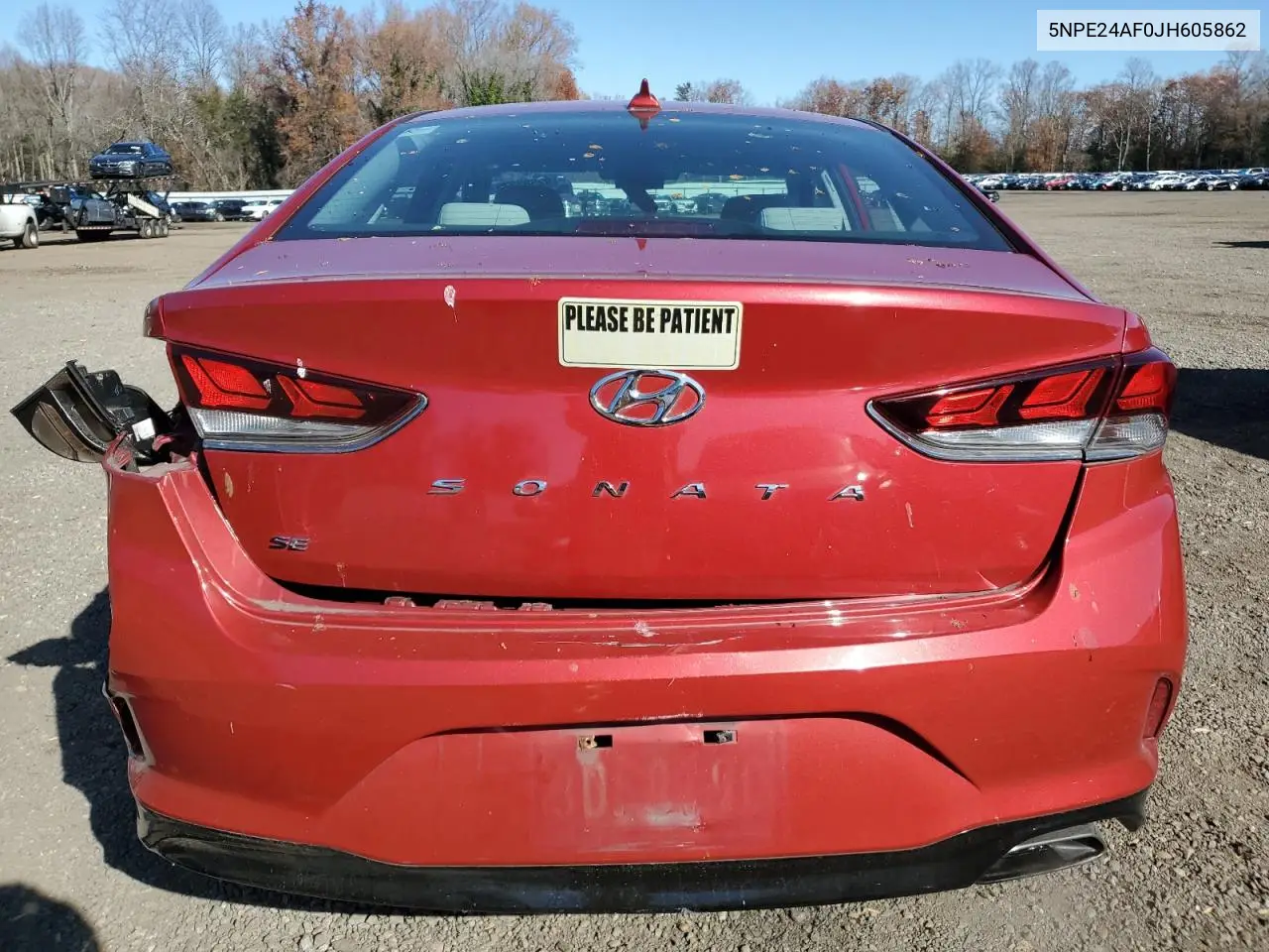 5NPE24AF0JH605862 2018 Hyundai Sonata Se