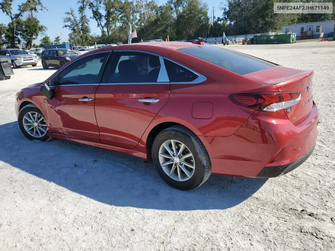 5NPE24AF2JH671149 2018 Hyundai Sonata Se