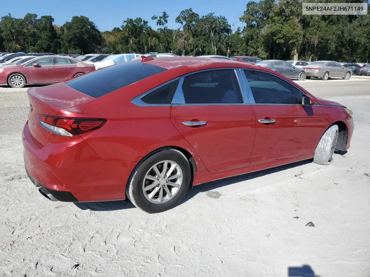 5NPE24AF2JH671149 2018 Hyundai Sonata Se