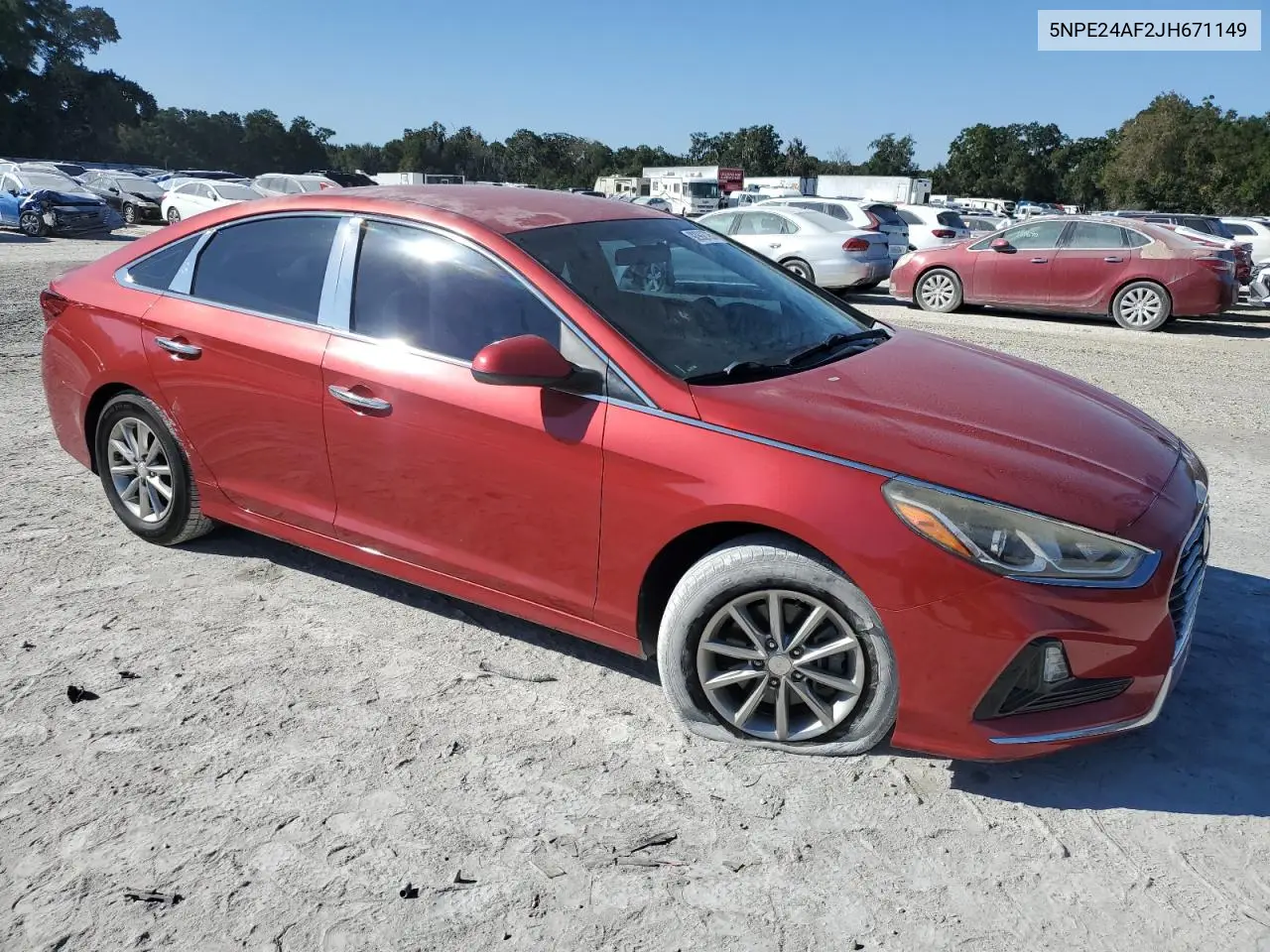 5NPE24AF2JH671149 2018 Hyundai Sonata Se