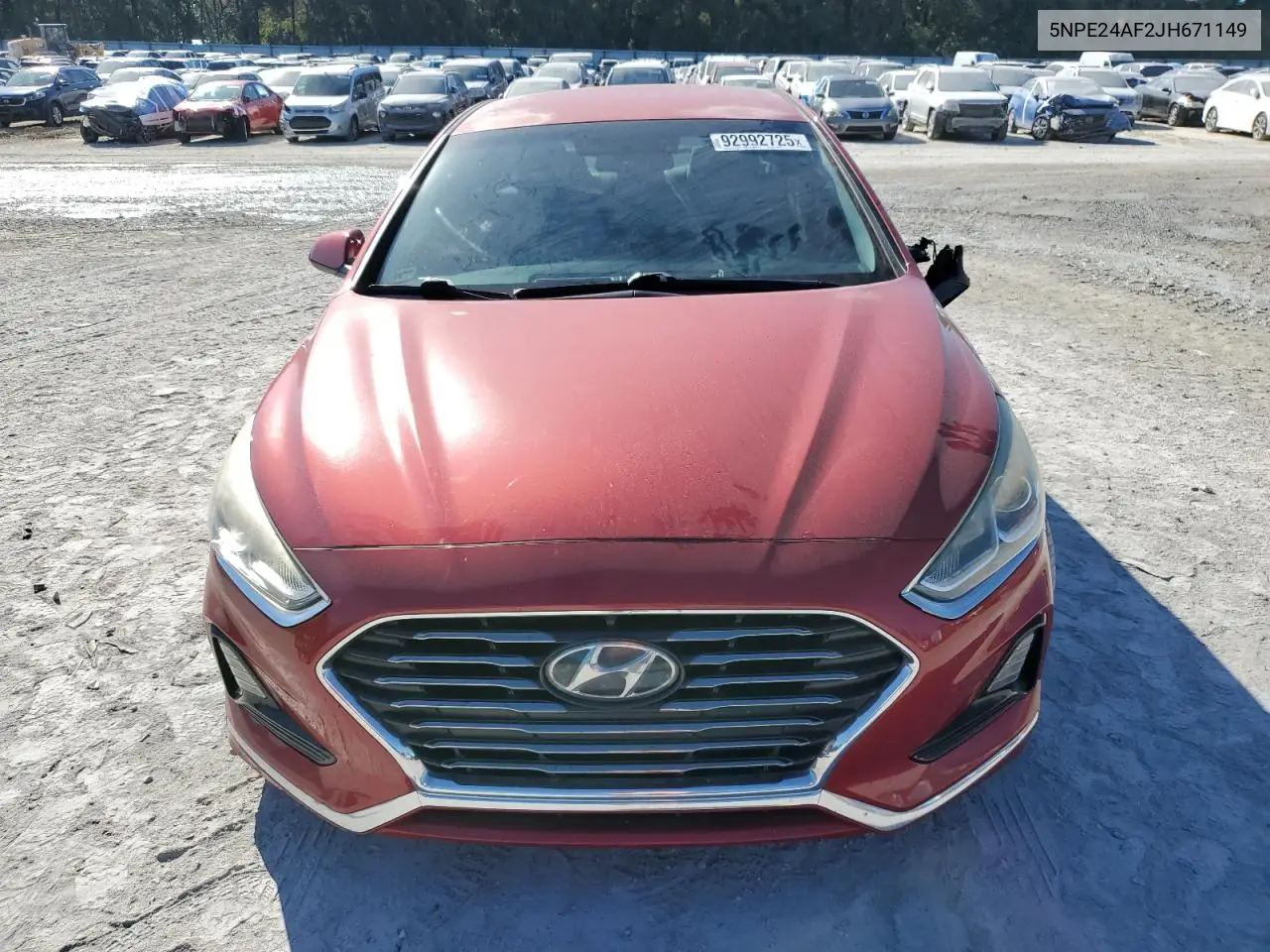 5NPE24AF2JH671149 2018 Hyundai Sonata Se
