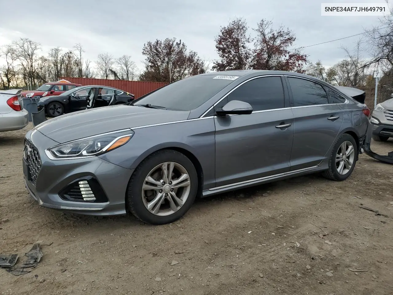 5NPE34AF7JH649791 2018 Hyundai Sonata Sport