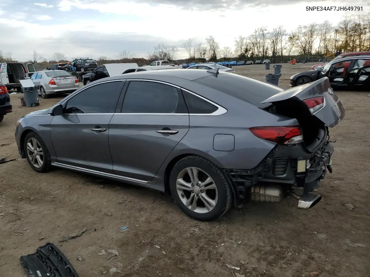 5NPE34AF7JH649791 2018 Hyundai Sonata Sport