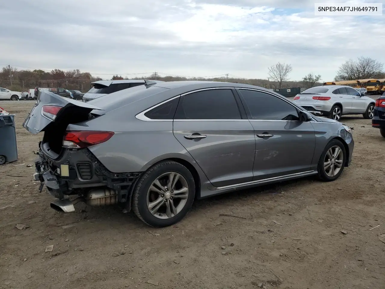 5NPE34AF7JH649791 2018 Hyundai Sonata Sport