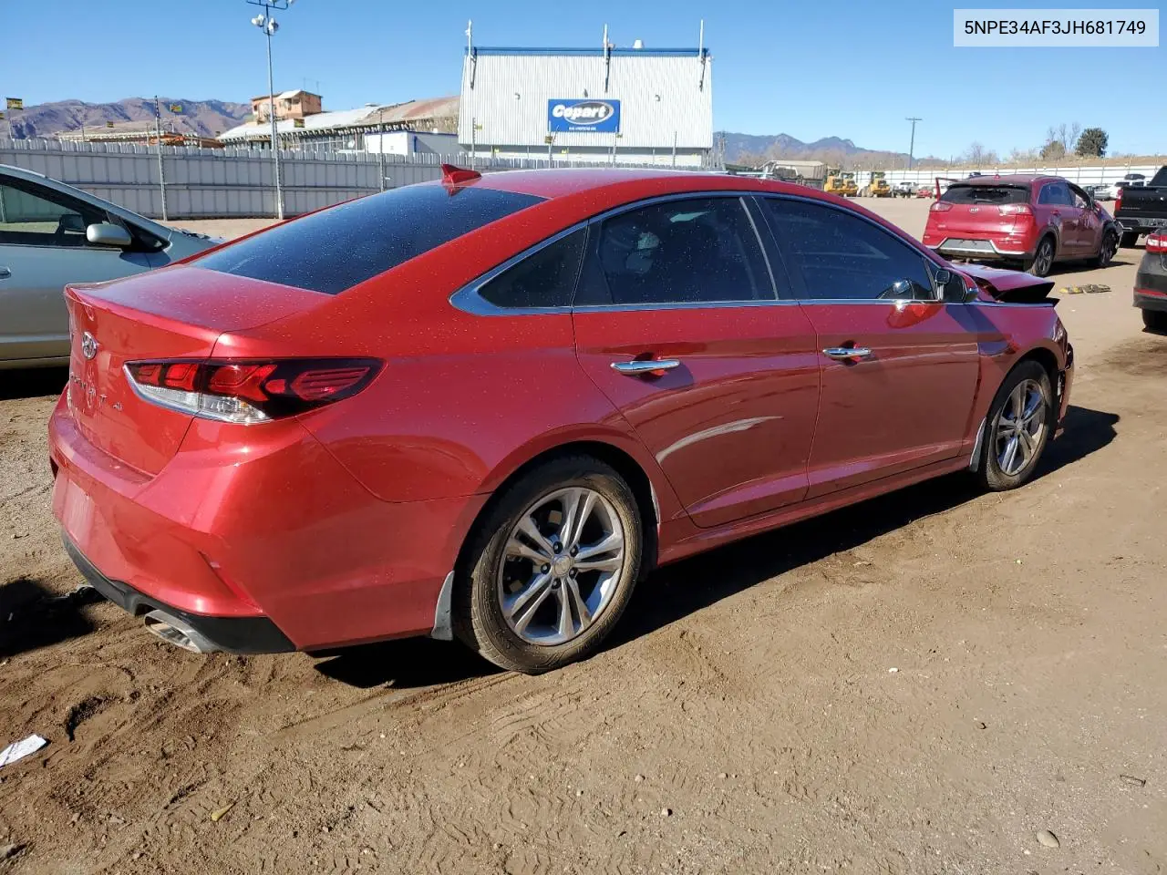5NPE34AF3JH681749 2018 Hyundai Sonata Sport