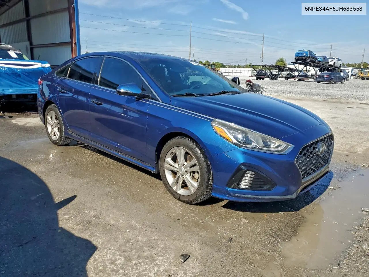 5NPE34AF6JH683558 2018 Hyundai Sonata Sport
