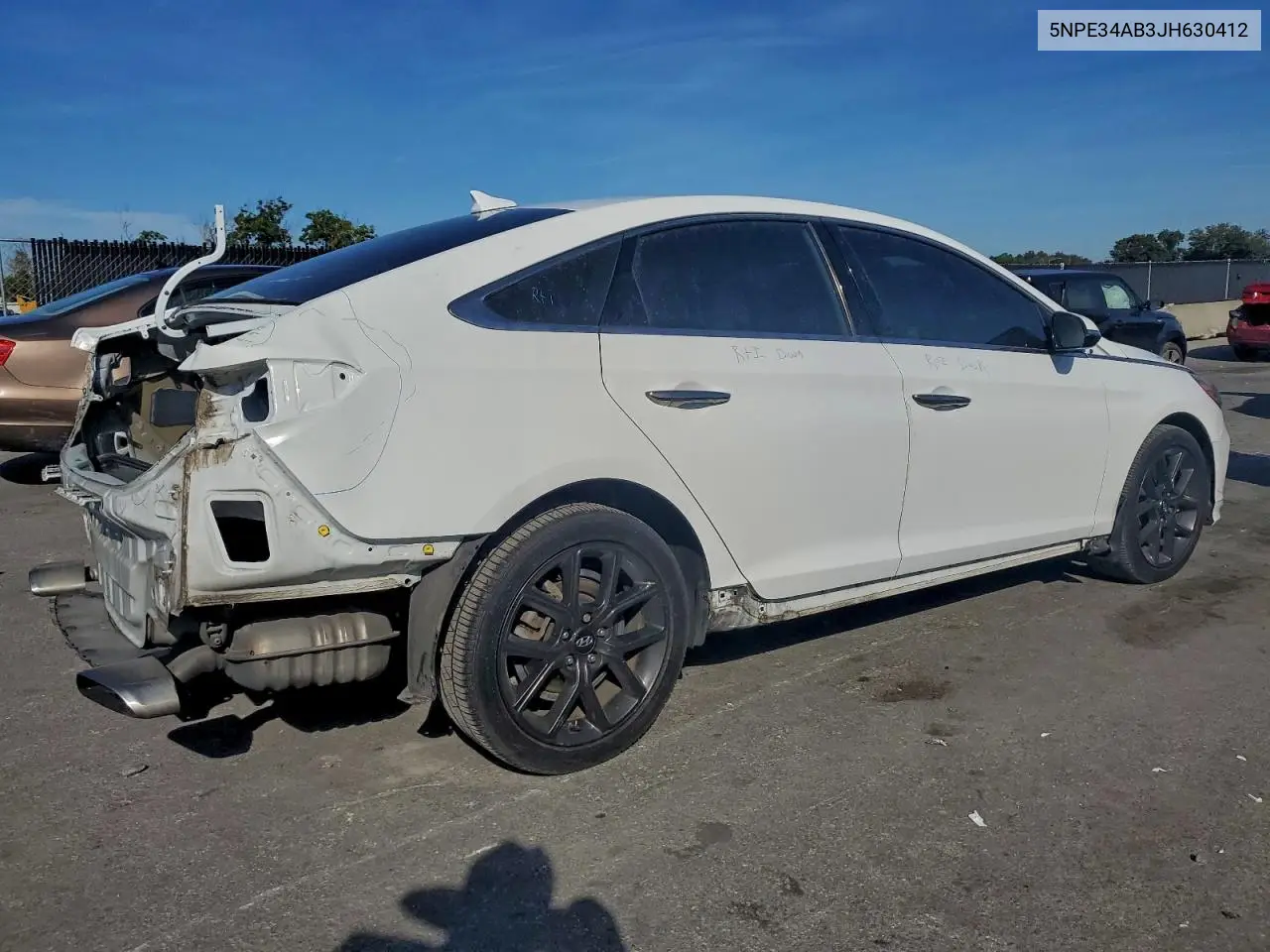 5NPE34AB3JH630412 2018 Hyundai Sonata Sport