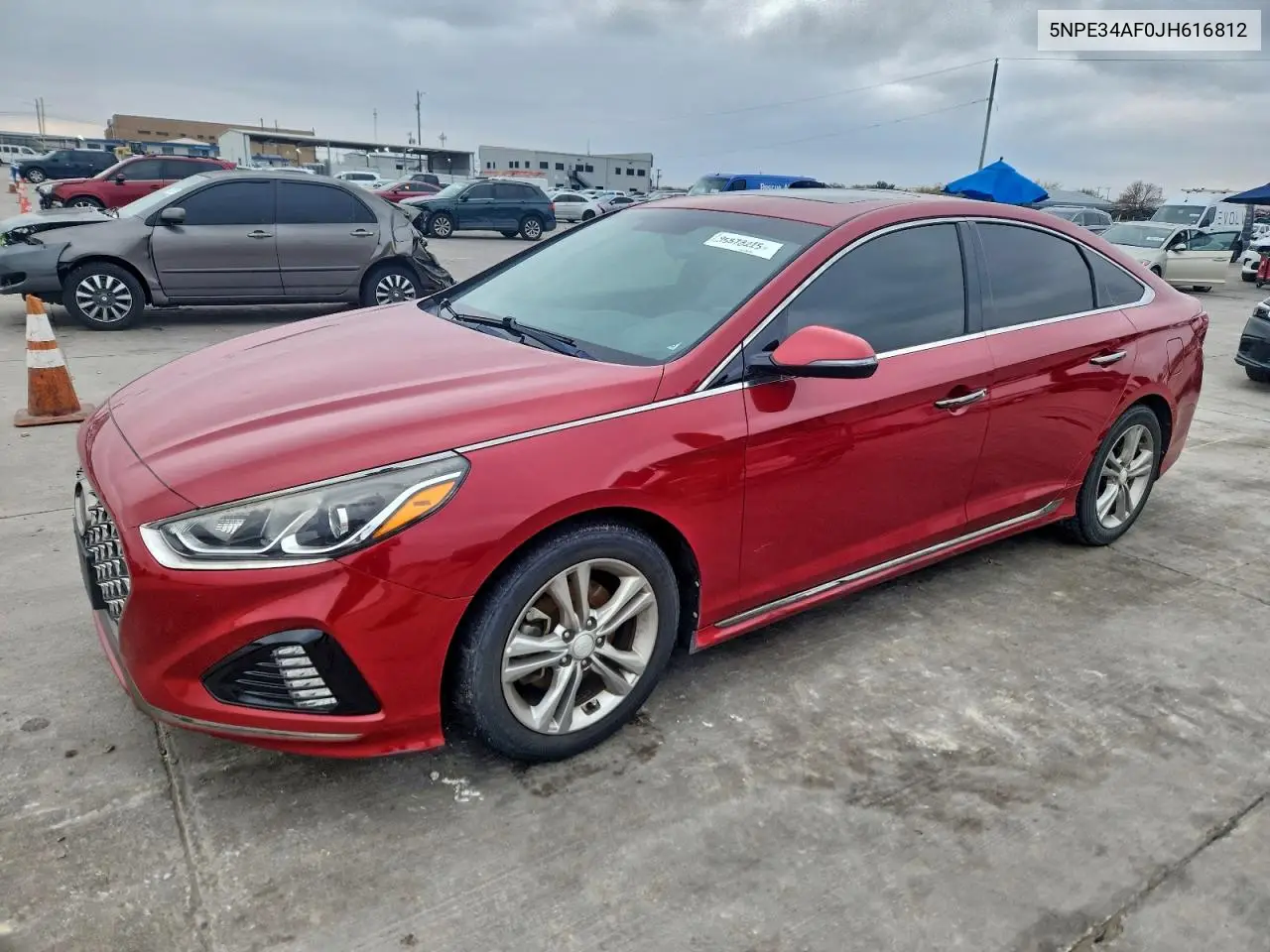 5NPE34AF0JH616812 2018 Hyundai Sonata Sport