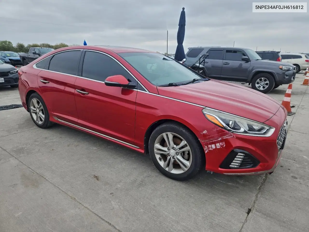 5NPE34AF0JH616812 2018 Hyundai Sonata Sport