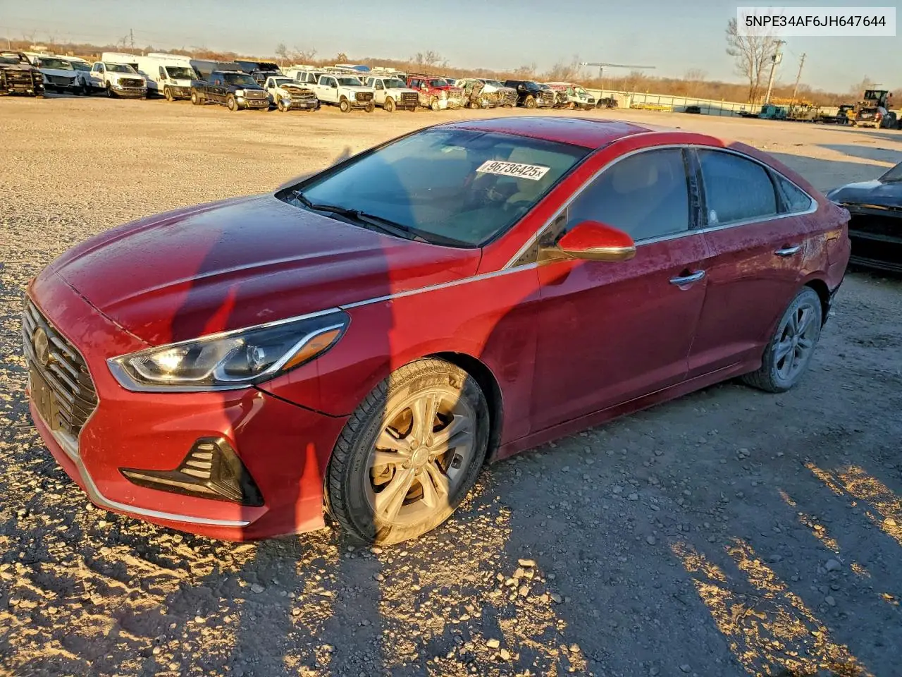5NPE34AF6JH647644 2018 Hyundai Sonata Sport