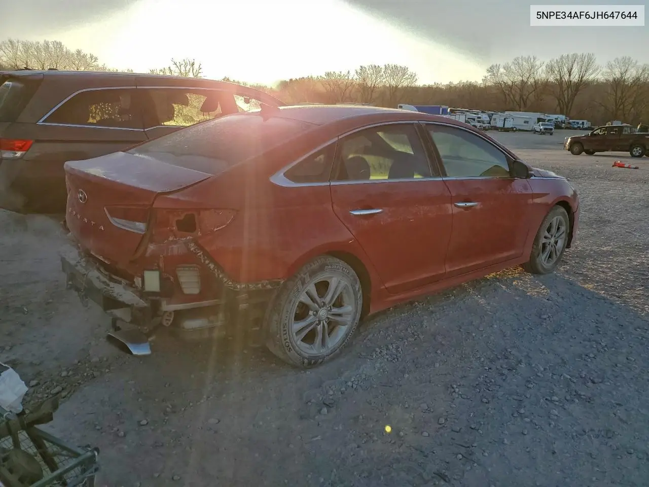 5NPE34AF6JH647644 2018 Hyundai Sonata Sport