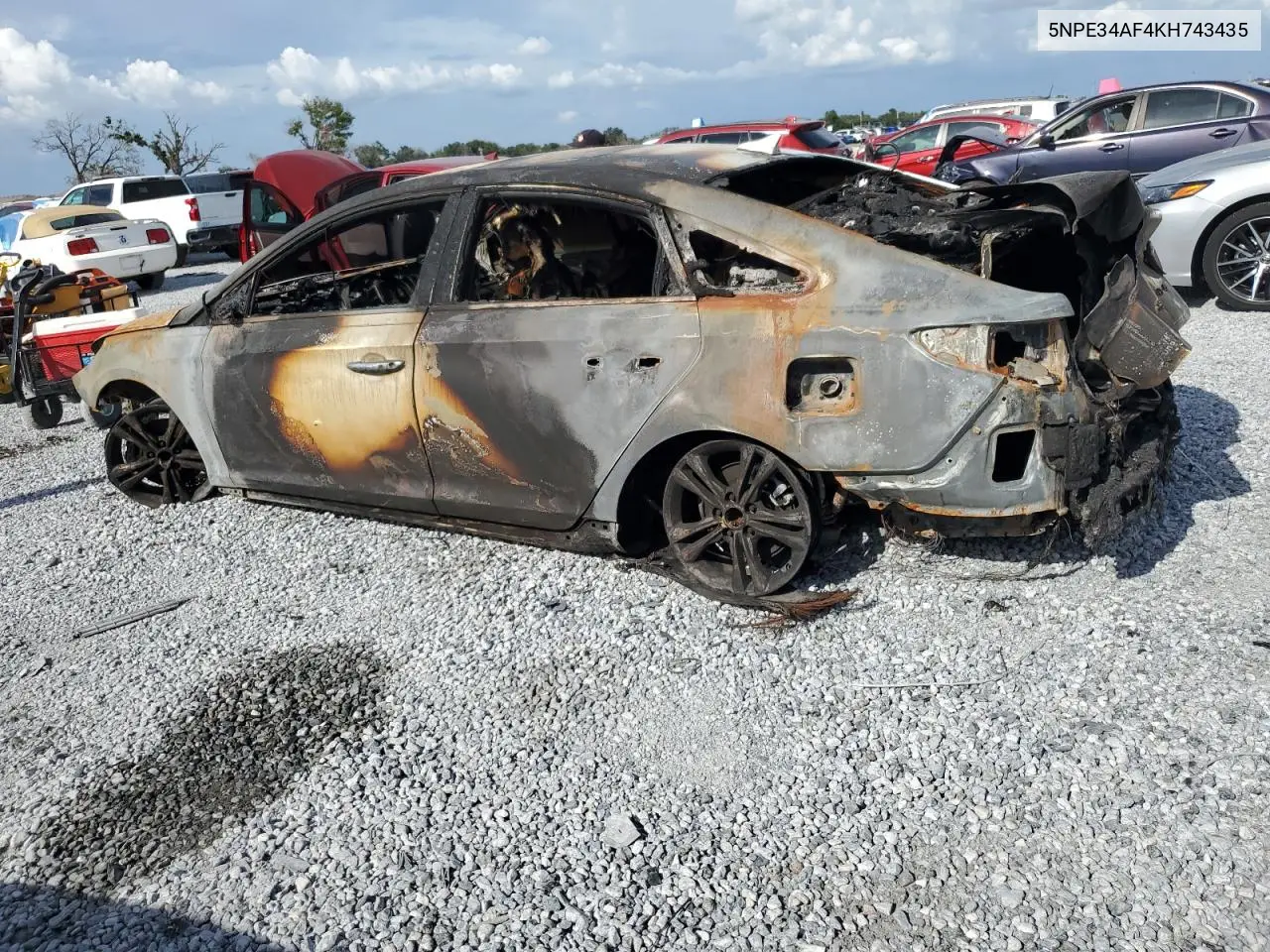5NPE34AF4KH743435 2019 Hyundai Sonata Limited