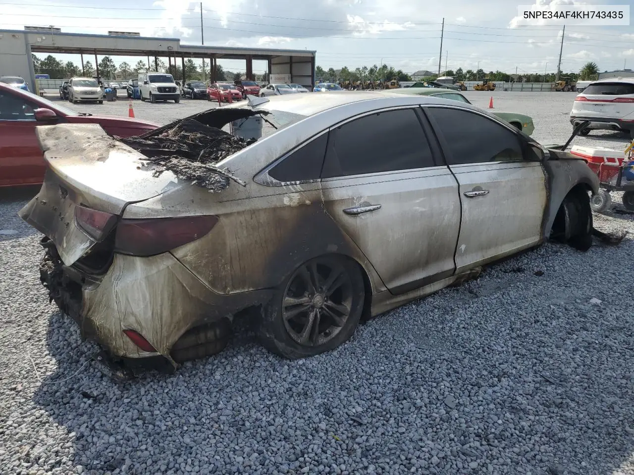 5NPE34AF4KH743435 2019 Hyundai Sonata Limited