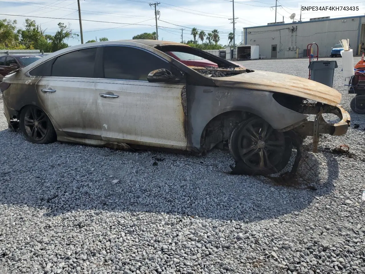 5NPE34AF4KH743435 2019 Hyundai Sonata Limited