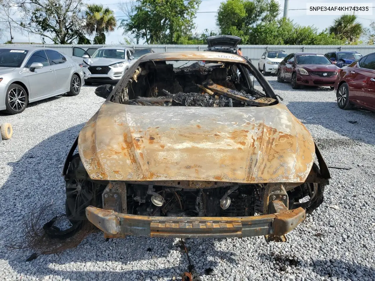 5NPE34AF4KH743435 2019 Hyundai Sonata Limited