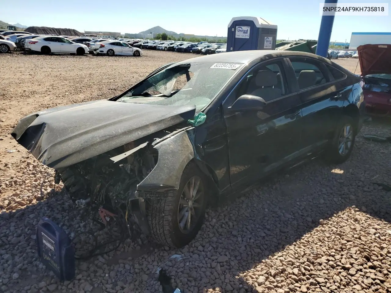 5NPE24AF9KH735818 2019 Hyundai Sonata Se