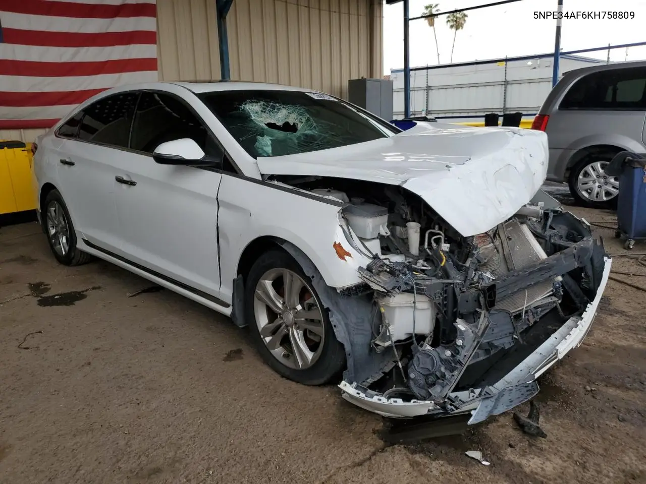 5NPE34AF6KH758809 2019 Hyundai Sonata Limited