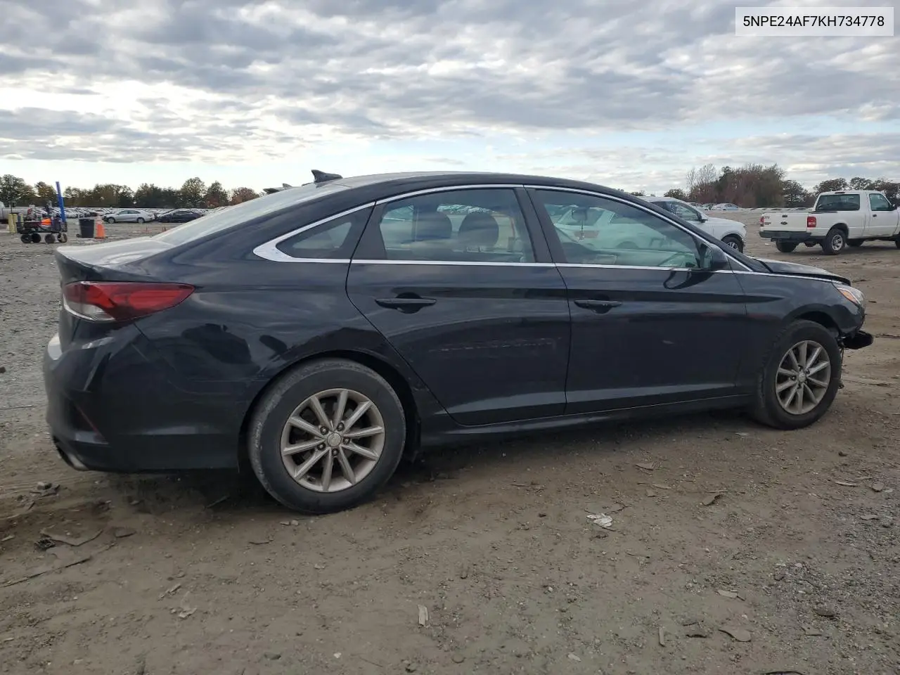 5NPE24AF7KH734778 2019 Hyundai Sonata Se