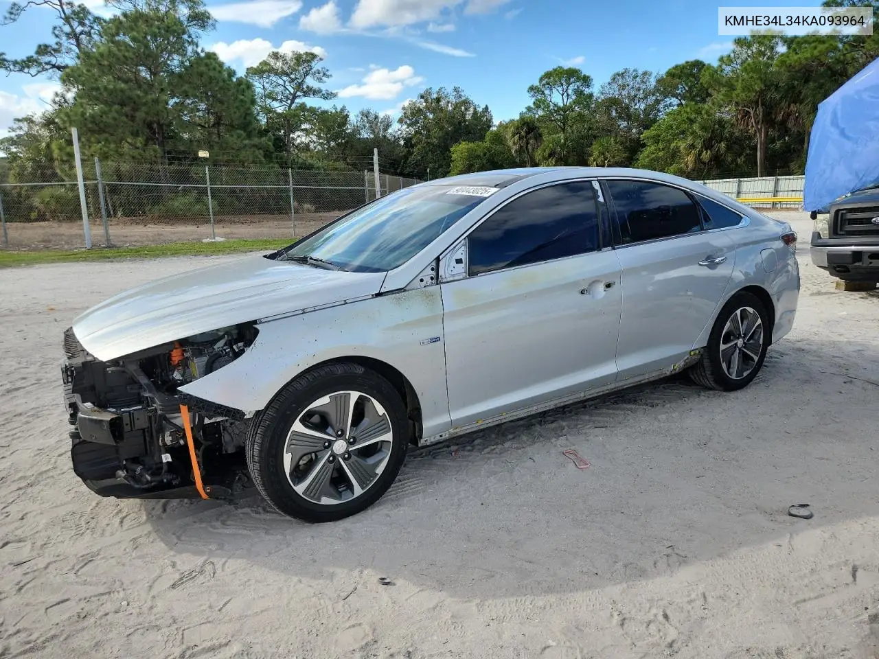 KMHE34L34KA093964 2019 Hyundai Sonata Hybrid