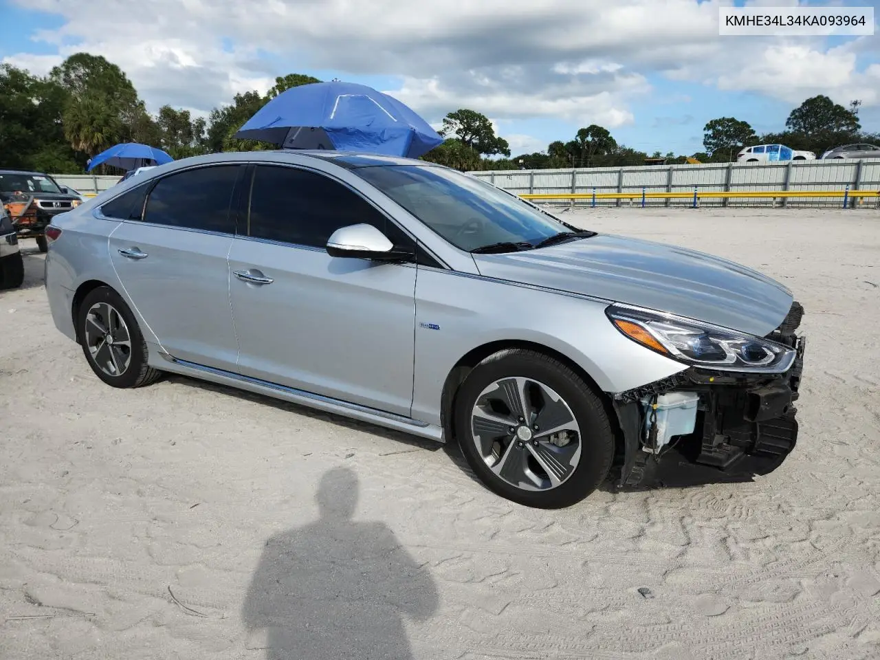 KMHE34L34KA093964 2019 Hyundai Sonata Hybrid
