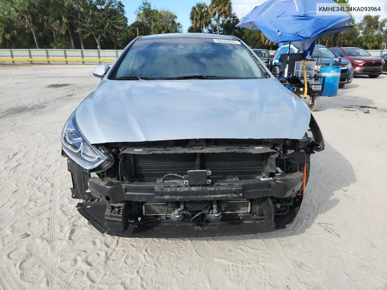 KMHE34L34KA093964 2019 Hyundai Sonata Hybrid
