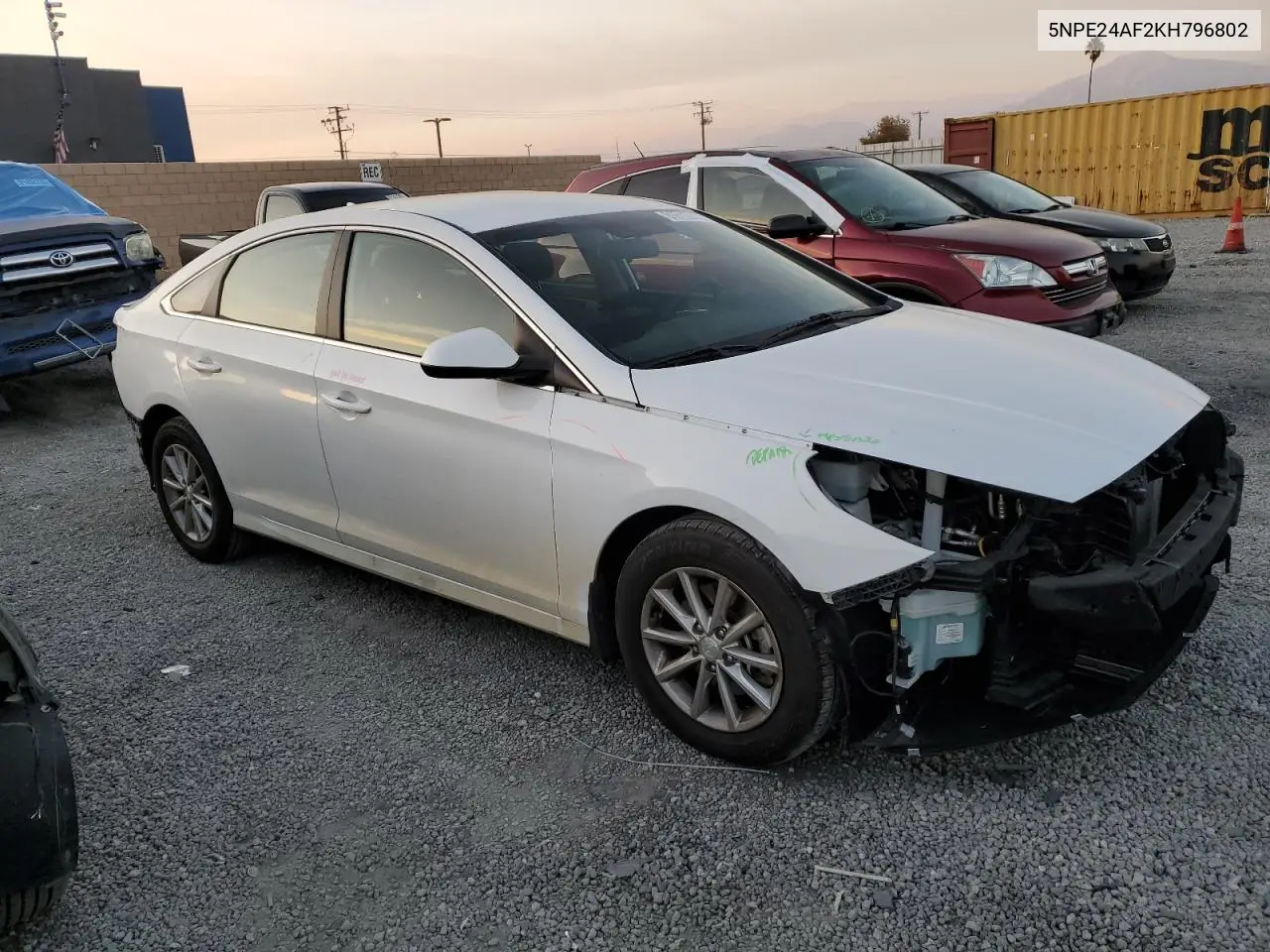 5NPE24AF2KH796802 2019 Hyundai Sonata Se