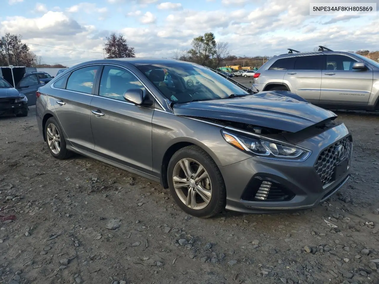 5NPE34AF8KH805869 2019 Hyundai Sonata Limited