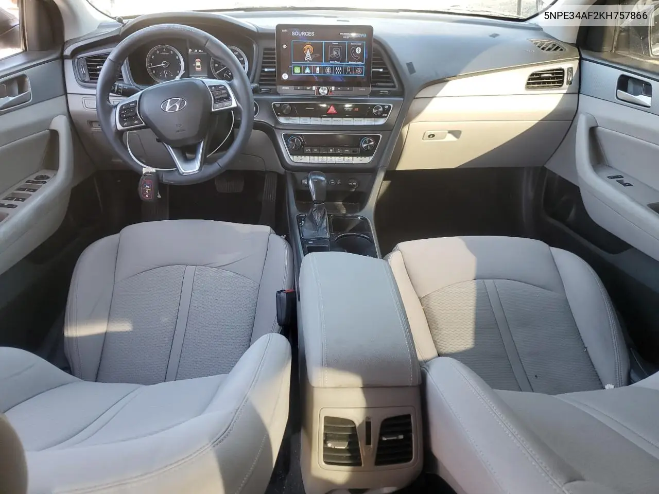 5NPE34AF2KH757866 2019 Hyundai Sonata Limited
