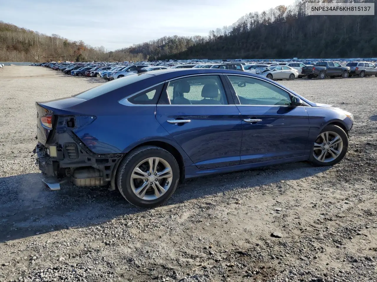 5NPE34AF6KH815137 2019 Hyundai Sonata Limited