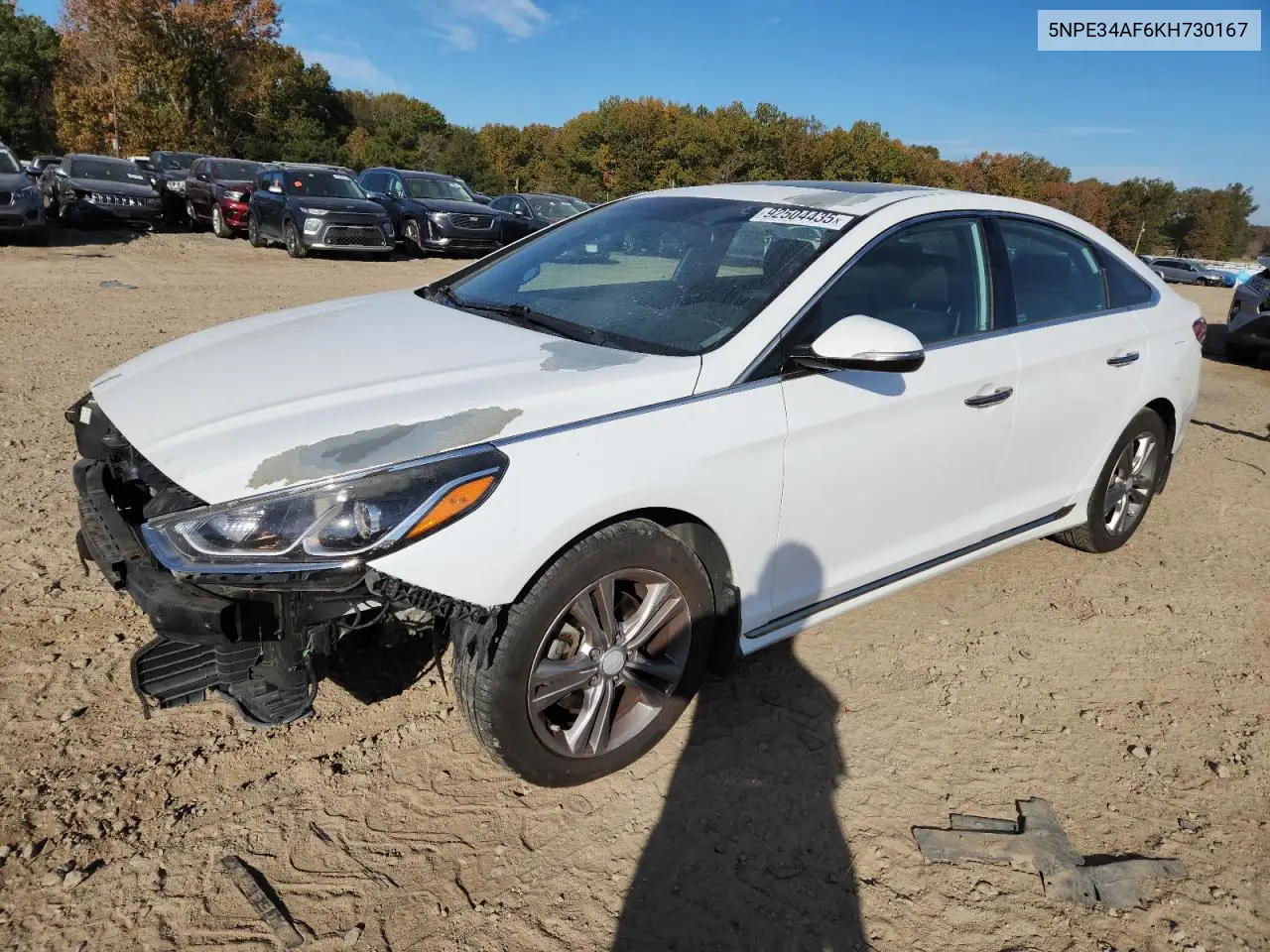 5NPE34AF6KH730167 2019 Hyundai Sonata Limited
