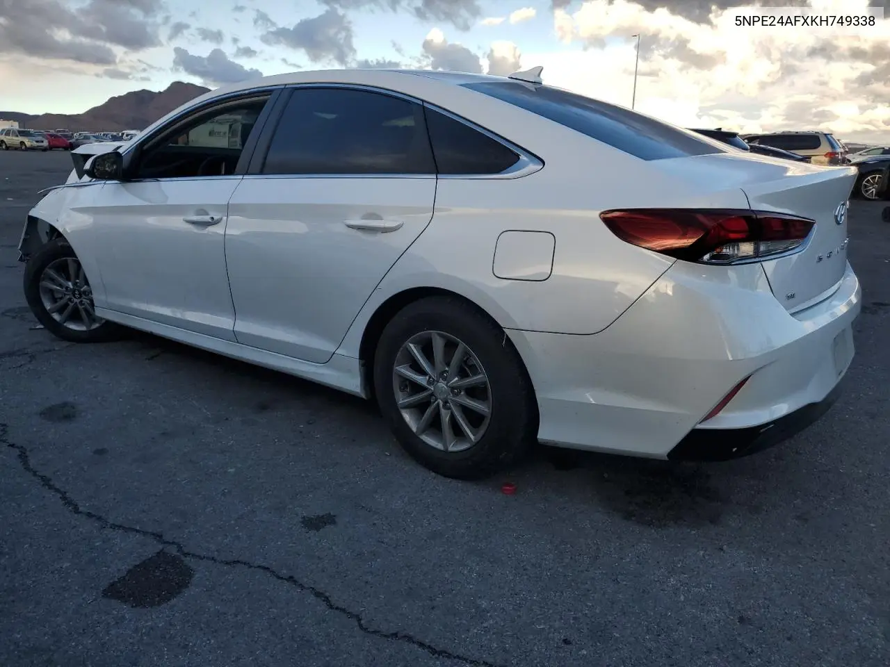 5NPE24AFXKH749338 2019 Hyundai Sonata Se