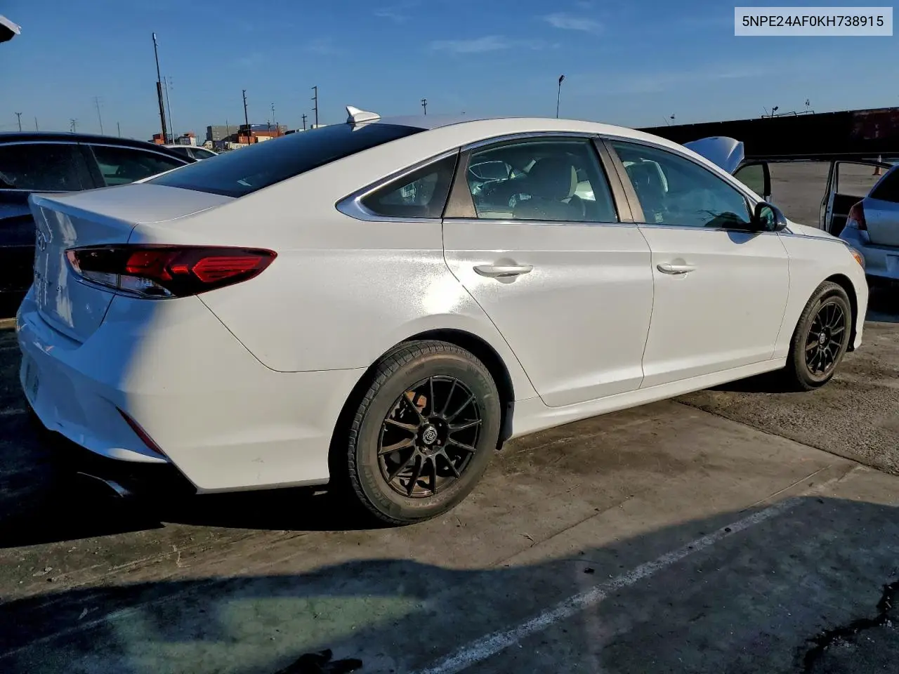 5NPE24AF0KH738915 2019 Hyundai Sonata Se