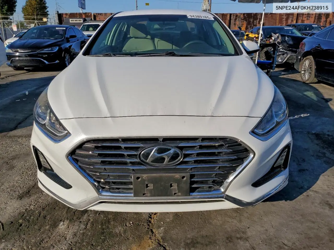 5NPE24AF0KH738915 2019 Hyundai Sonata Se