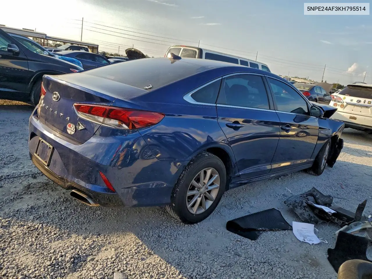 5NPE24AF3KH795514 2019 Hyundai Sonata Se