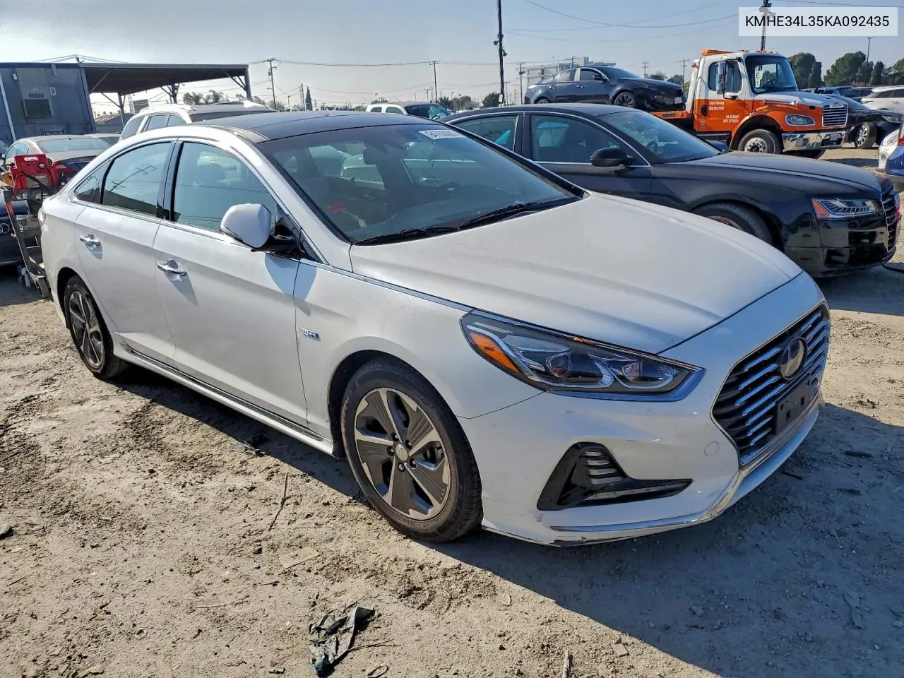 KMHE34L35KA092435 2019 Hyundai Sonata Hybrid