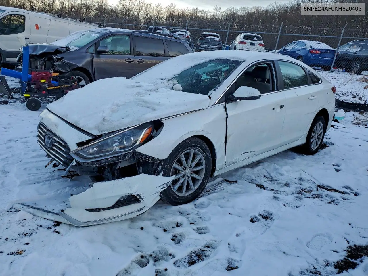 5NPE24AF0KH820403 2019 Hyundai Sonata Se