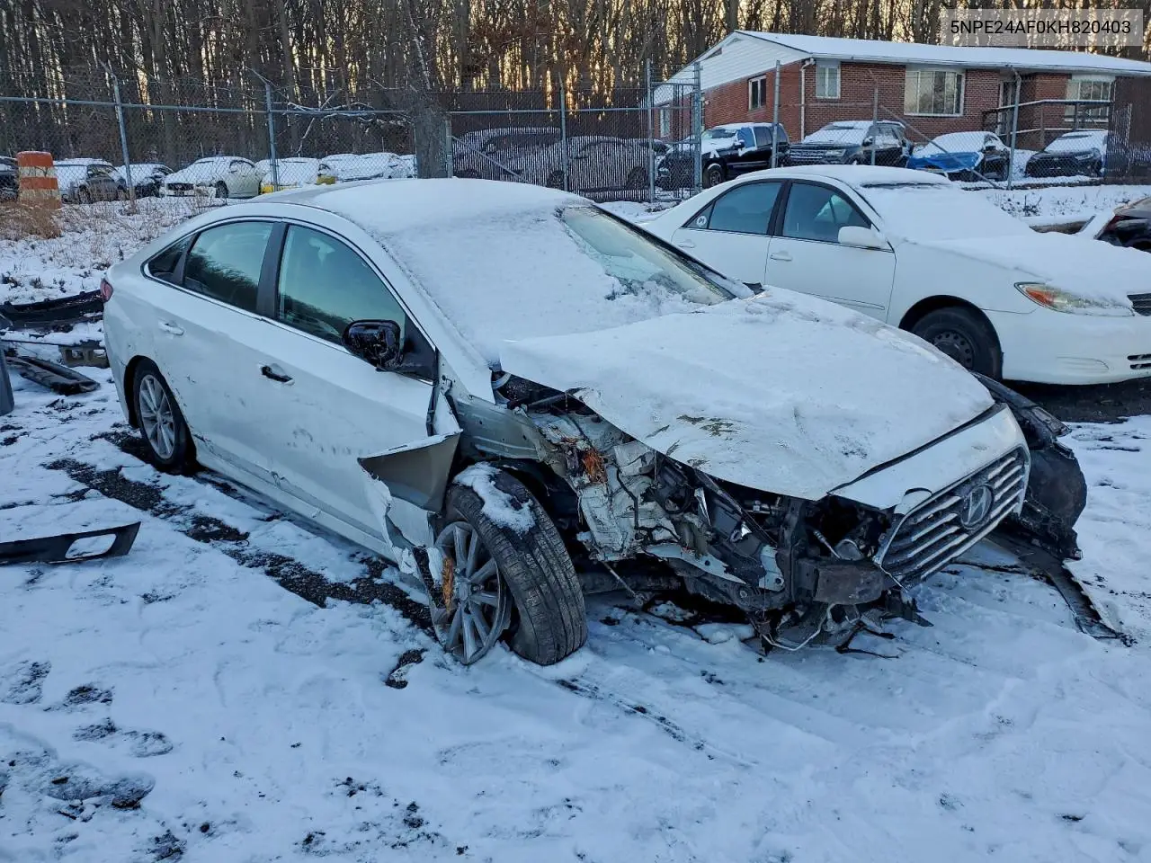 5NPE24AF0KH820403 2019 Hyundai Sonata Se