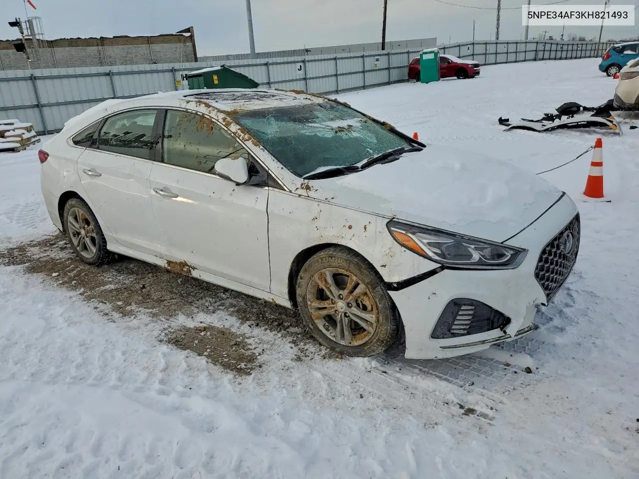 5NPE34AF3KH821493 2019 Hyundai Sonata Limited