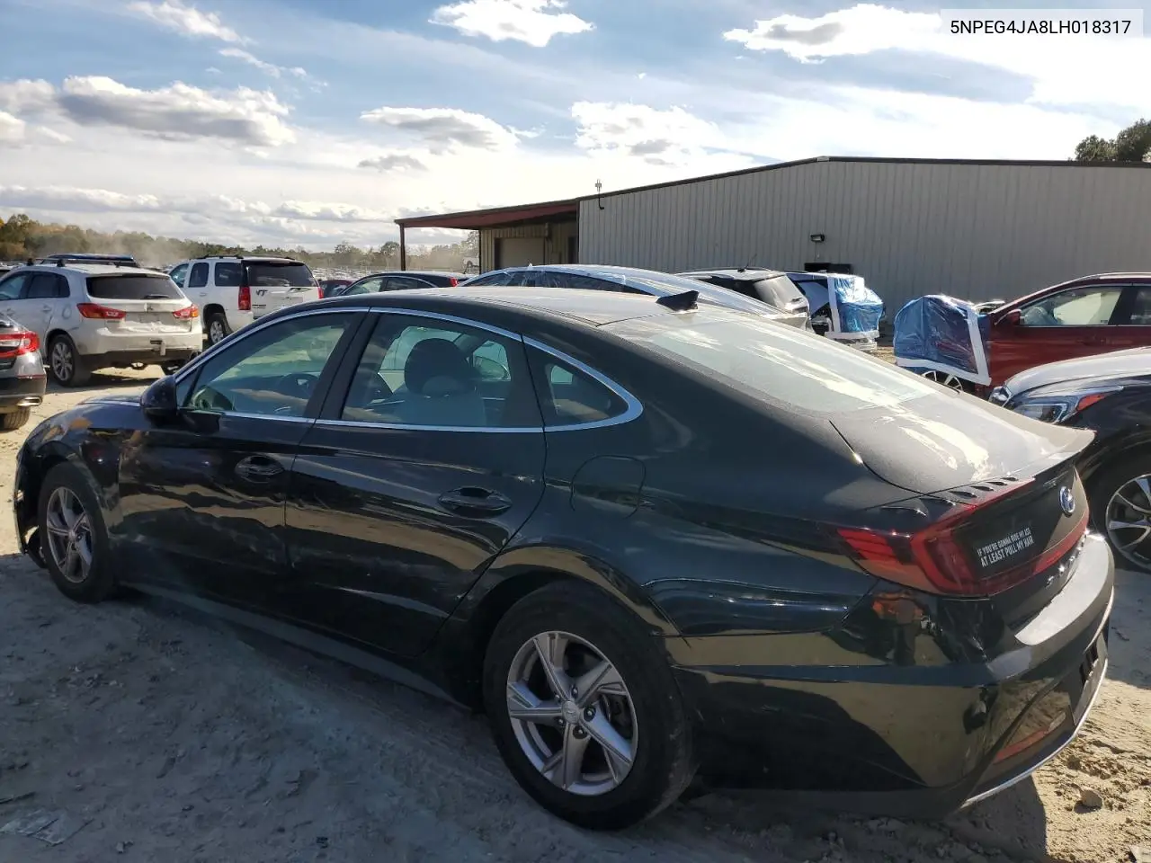 5NPEG4JA8LH018317 2020 Hyundai Sonata Se