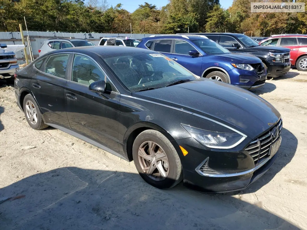 5NPEG4JA8LH018317 2020 Hyundai Sonata Se